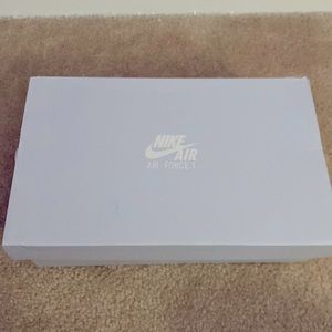 All cream air force 1s